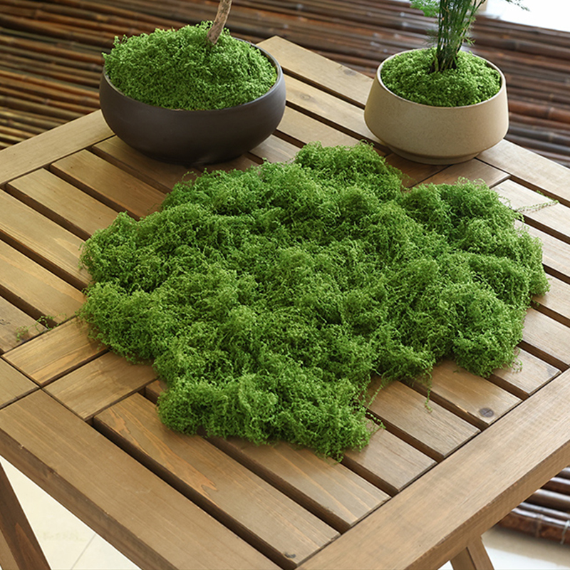 Baby Nursery Ornaments - about 20g Artificial Green Plants Polyester