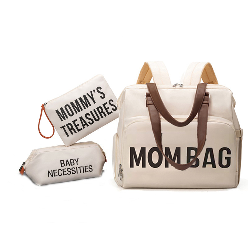 Baby Nursery Backpack - 3pcs/set Baby Diaper Bag Baby Tote