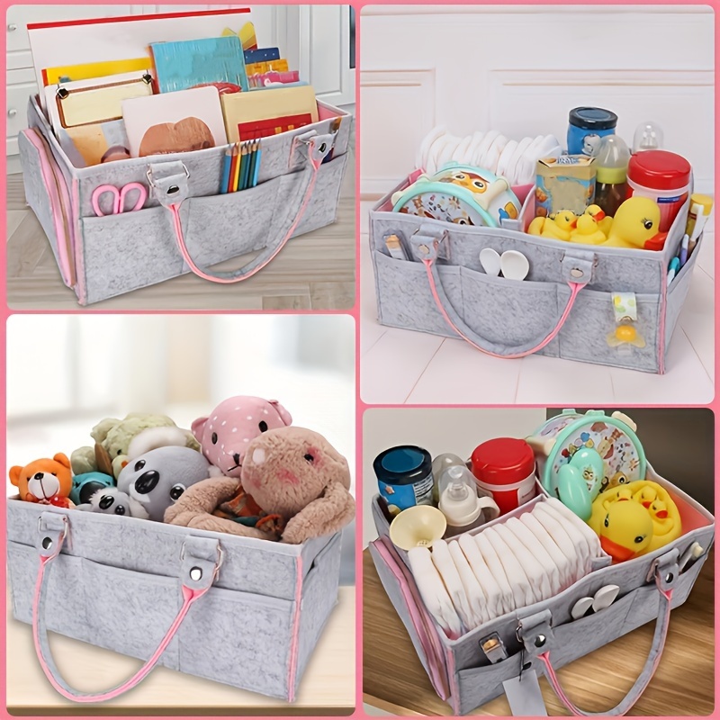 Baby Bag Nursery - Baby Diaper Caddy Organizer for Changing