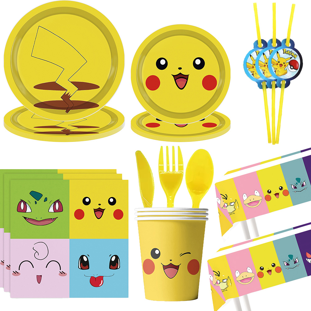 Baby Nursery Ornaments - Pokemon Birthday Party Decoration Cartoon Pokemon