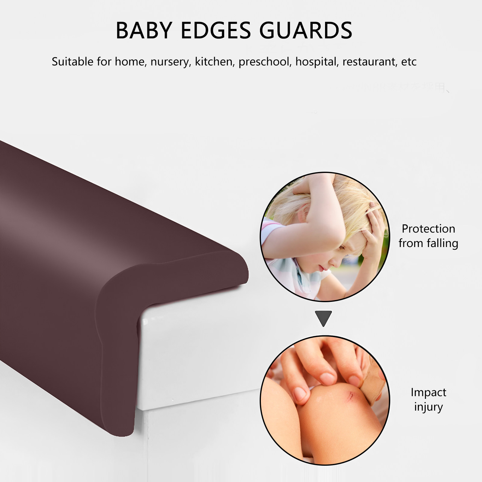 Baby Nursery Unit - 1Set Premium Nbr Baby Corner Protectors