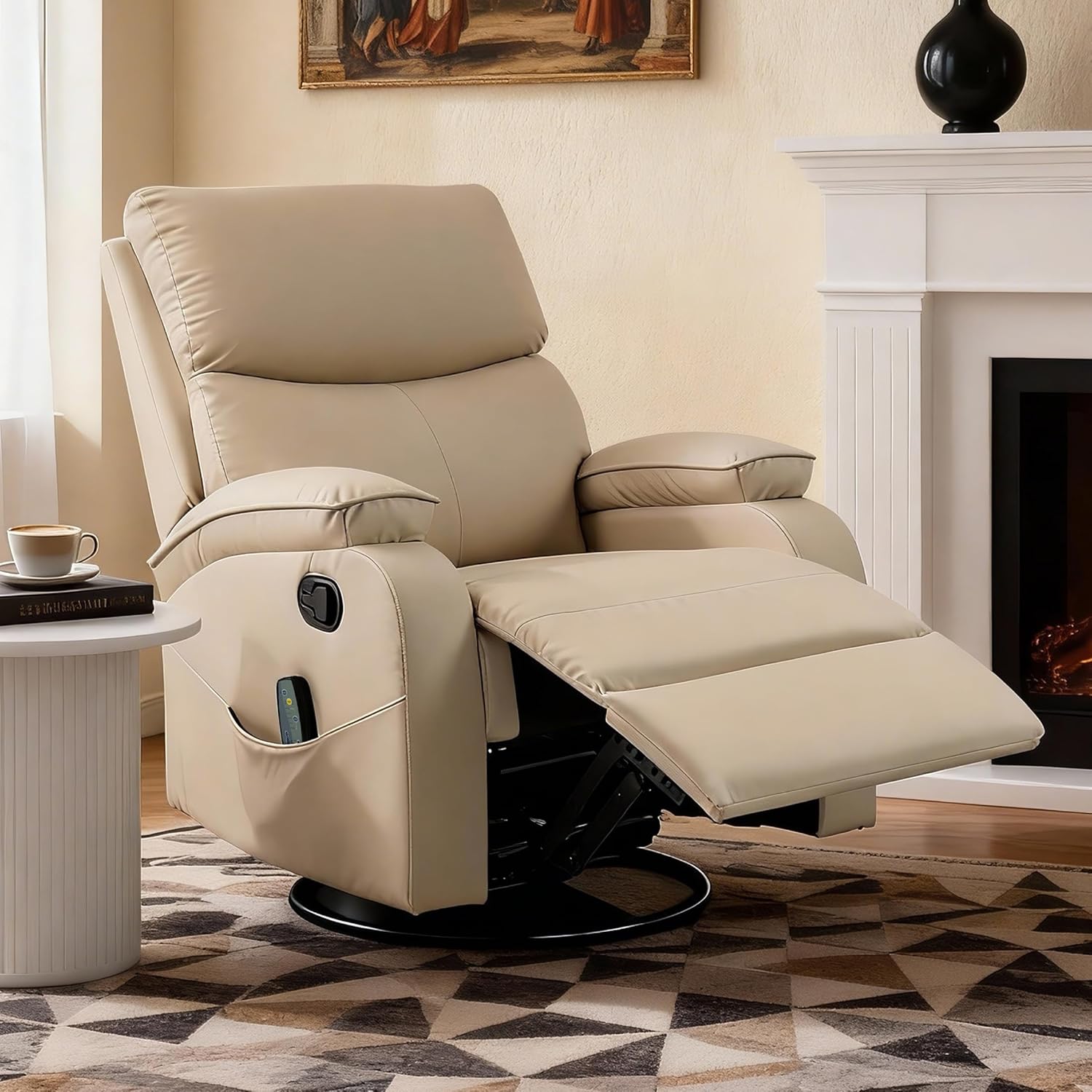 360° Swivel Rocking Massage Re - Rocking Chair Nursery avaliação e preço
