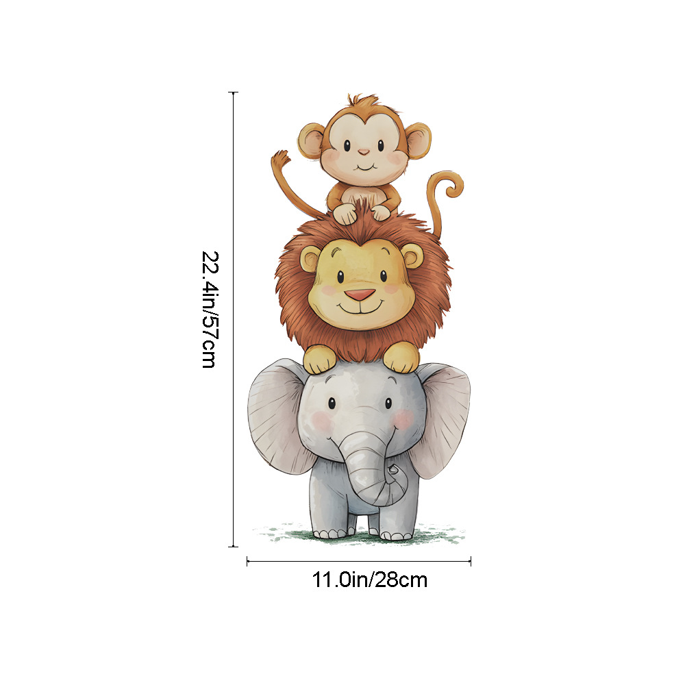 Cute Forest Animals Wall Stick - Baby Nursery Ornaments avaliação e preço