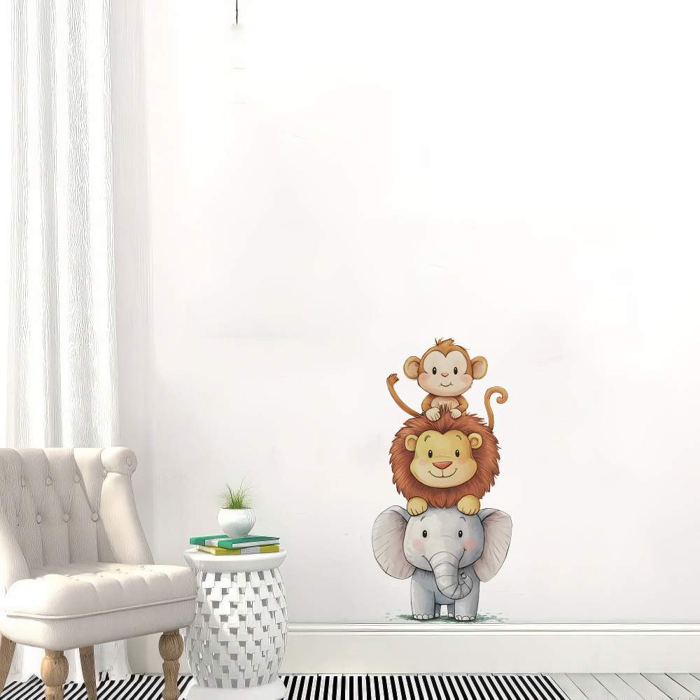 Cute Forest Animals Wall Stick - Baby Nursery Ornaments avaliação e preço