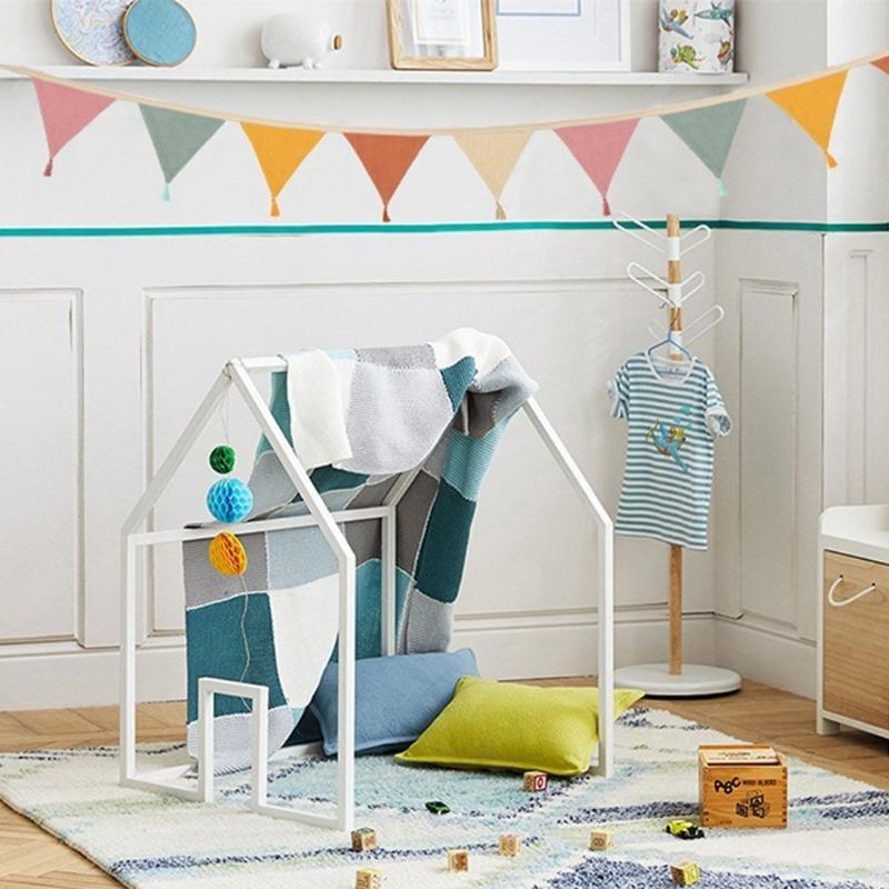 Breathable Cotton Bunting Bann - Baby Nursery Gender Neutral avaliação e preço