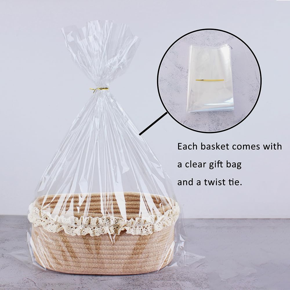Small Brown Jute Woven Storage - Baby Nursery Shelf avaliação e preço