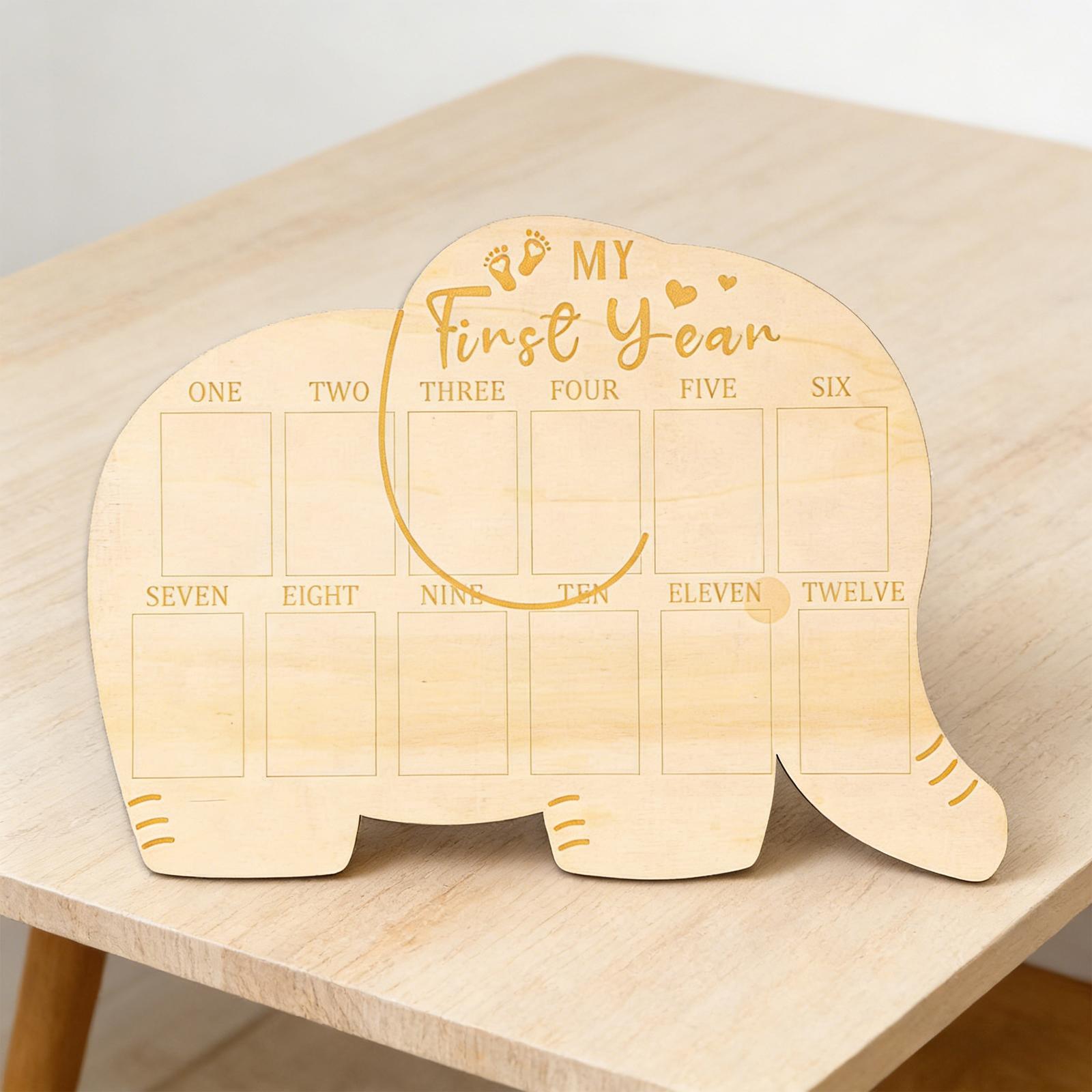 Baby Milestone Photo Board 1st - Baby Nursery Gender Neutral avaliação e preço