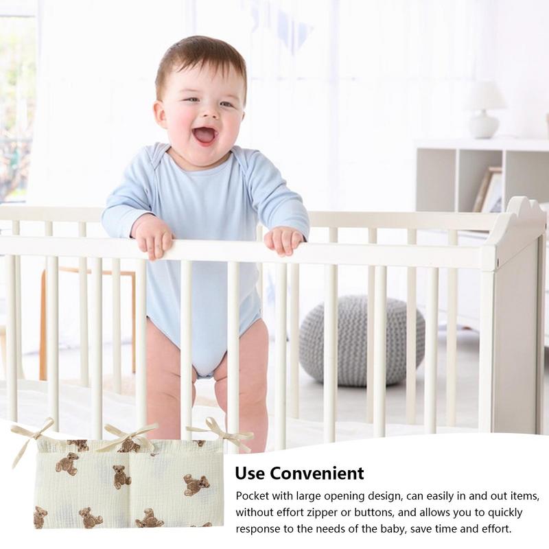 Baby Crib Organizer Cot Caddy  - Baby Nursery Backpack avaliação e preço