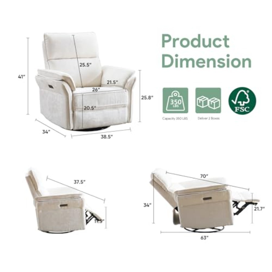 Oversized Rocking Chair Nurser - Rocking Chair Nursery avaliação e preço