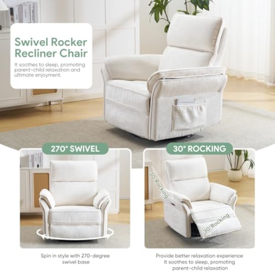 Oversized Rocking Chair Nurser - Rocking Chair Nursery avaliação e preço