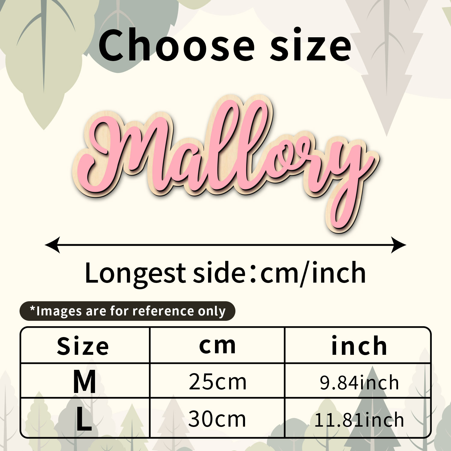 1 Personalized Double-layer Wo - Baby Nursery Ornaments avaliação e preço