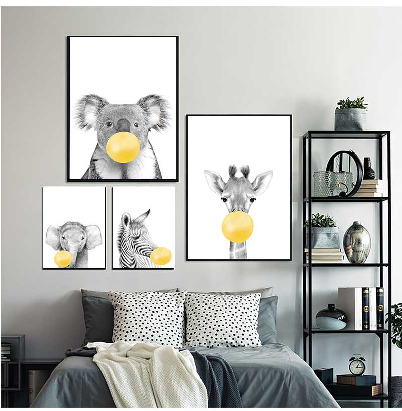 Baby Nursery Yellow Balloons A - Baby Nursery Yellow Walls avaliação e preço