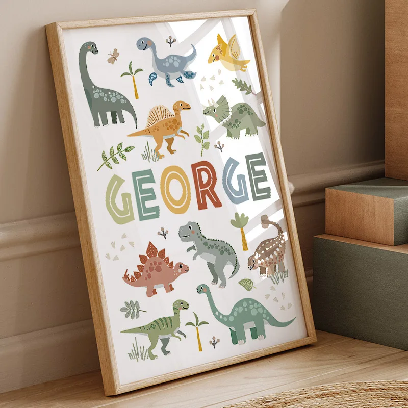 Cute Dinosaur T-Rex Brachiosau - Baby Nursery Room avaliação e preço