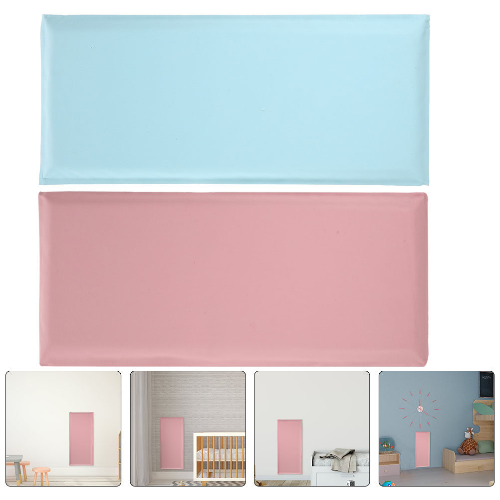 2Pcs Wall Padding Anti Collisi - Baby Nursery Yellow Walls avaliação e preço
