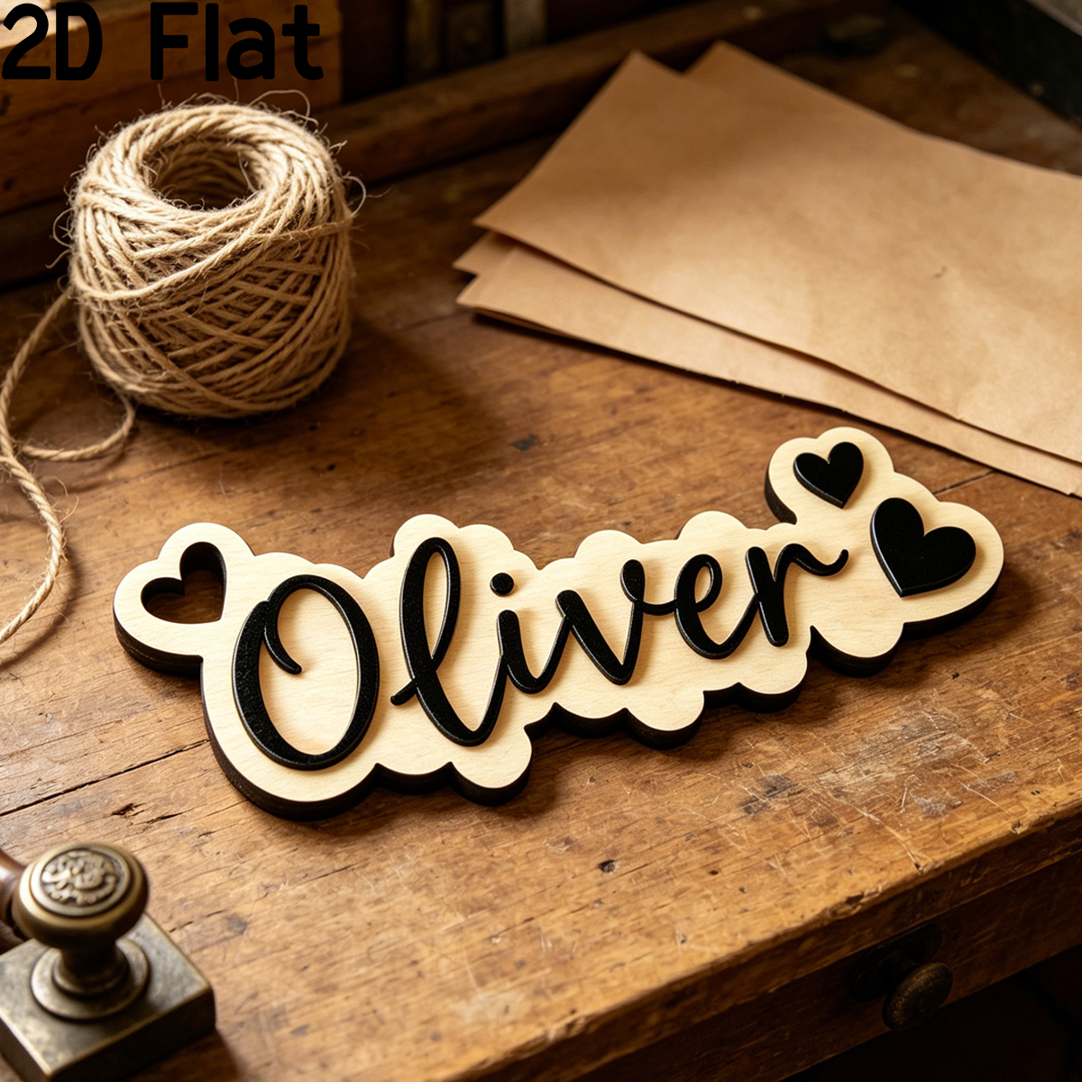 1Pc Custom Love Decor Wooden A - Baby Nursery Room avaliação e preço