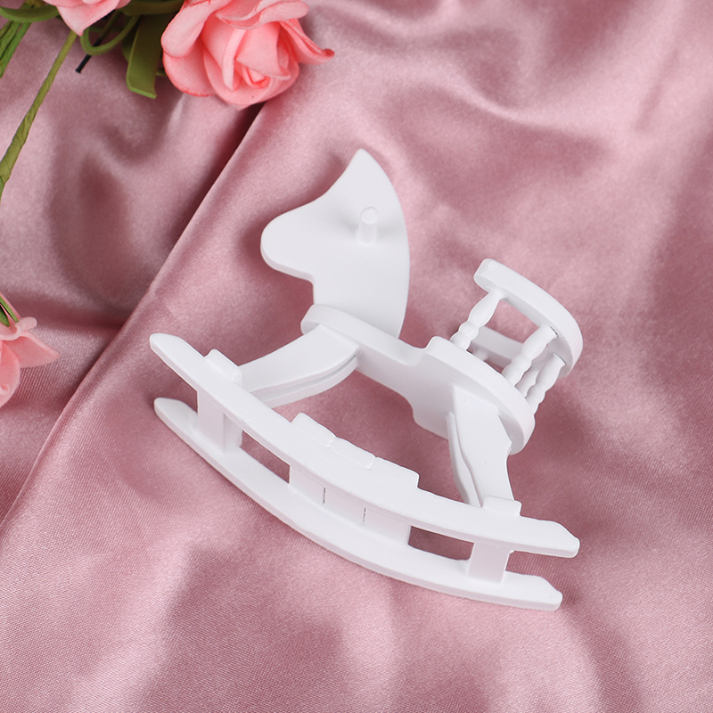 1/12 Dollhouse Miniature White - Rocking Chair Nursery avaliação e preço