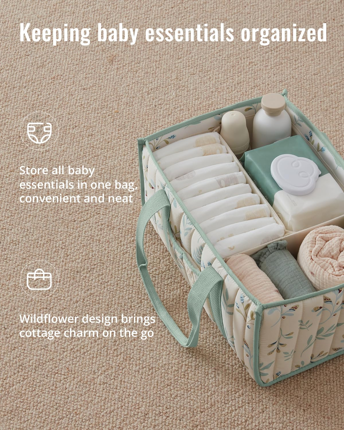 Diaper Caddy Organizer, Stylis - Baby Nursery Organization Ideas avaliação e preço