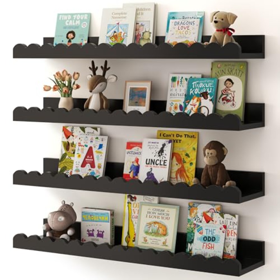 Nursery Book Shelves 4-Pack Fl - Baby Nursery Shelf avaliação e preço