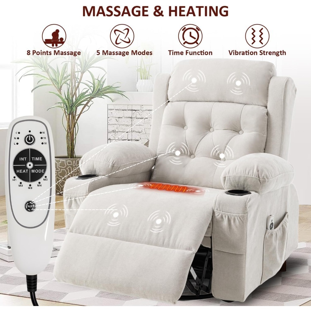 Rocker Swivel Recliner Chair w - Rocking Chair Nursery avaliação e preço