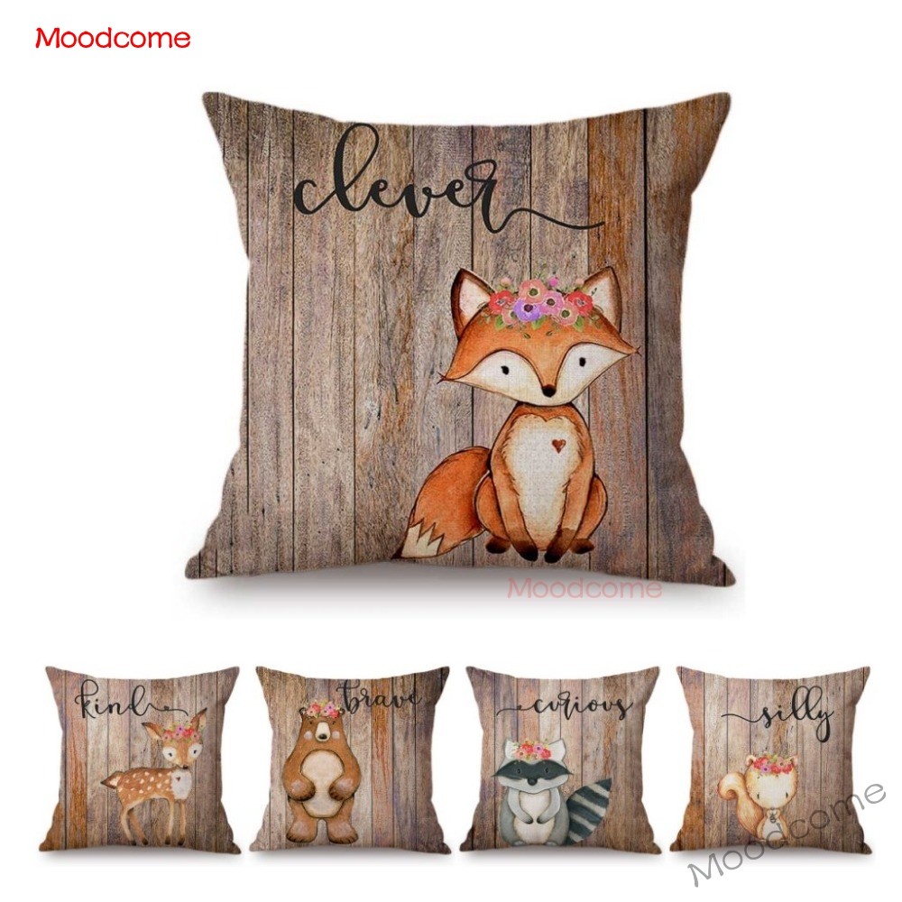 Cute Woodland Animals Wood Tex - Baby Nursery Chair avaliação e preço