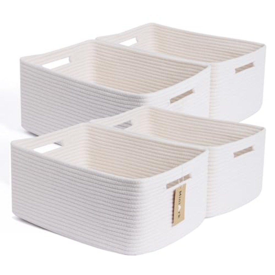 Large Storage Baskets for Orga - Baby Nursery Shelf avaliação e preço