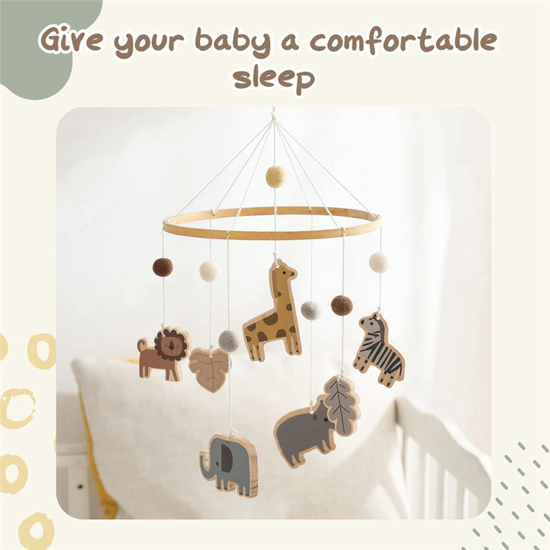 B78B-Baby Mobile For Crib - Ju - Baby Nursery Gender Neutral avaliação e preço