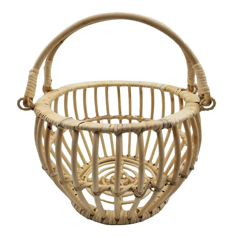 Infant Posing Bed Retro Rattan - Baby Nursery Chair avaliação e preço