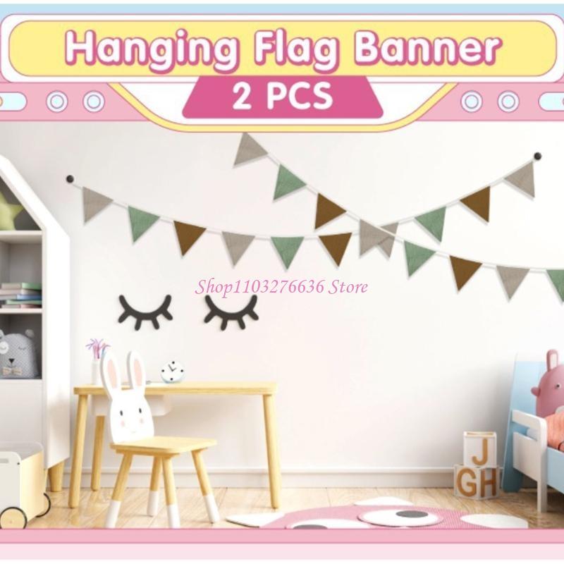 R6FD Soft Fabric Bunting Banne - Baby Nursery Gender Neutral avaliação e preço