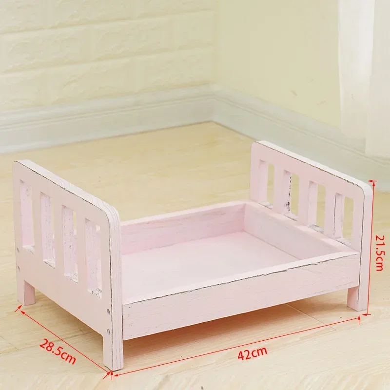 Infant Posing Sofa Retro Wood  - Baby Nursery Chair avaliação e preço