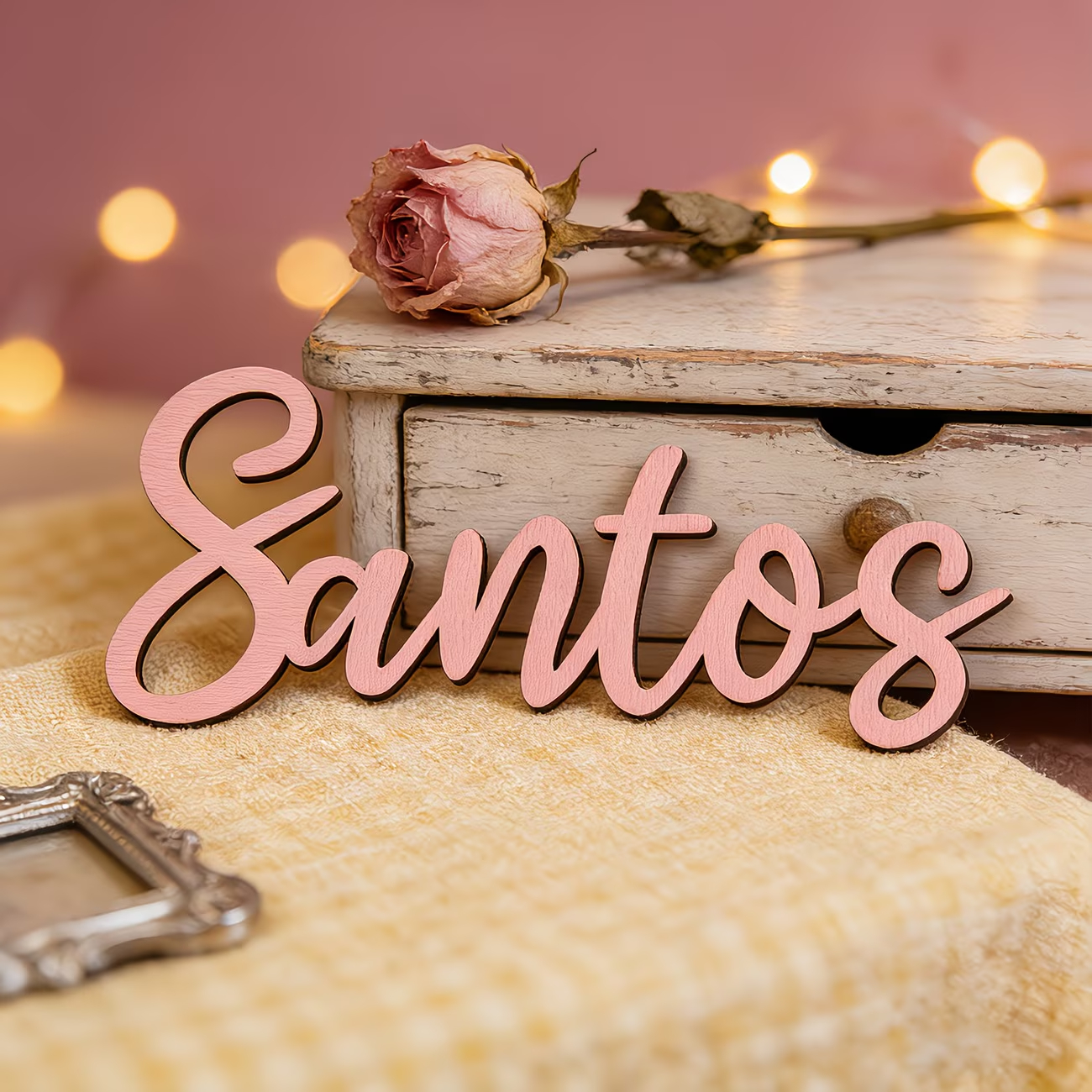 1pc personalized custom wooden - Baby Nursery Ornaments avaliação e preço