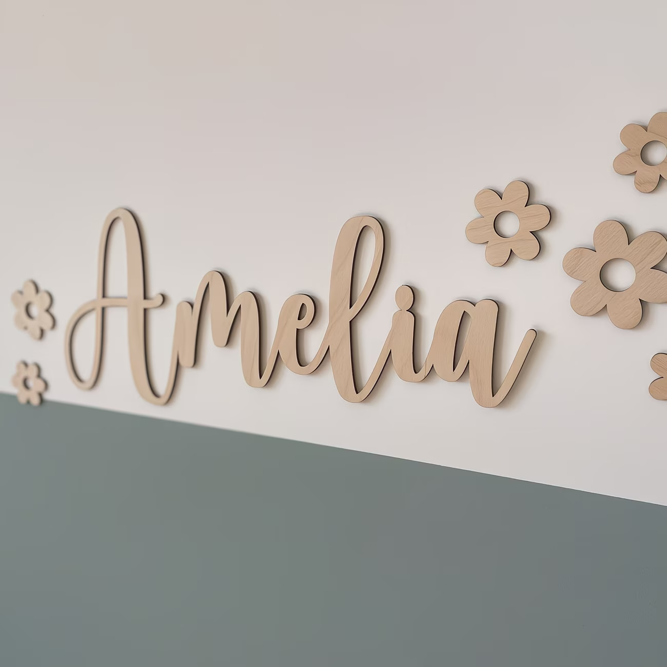 1pc personalized custom wooden - Baby Nursery Ornaments avaliação e preço