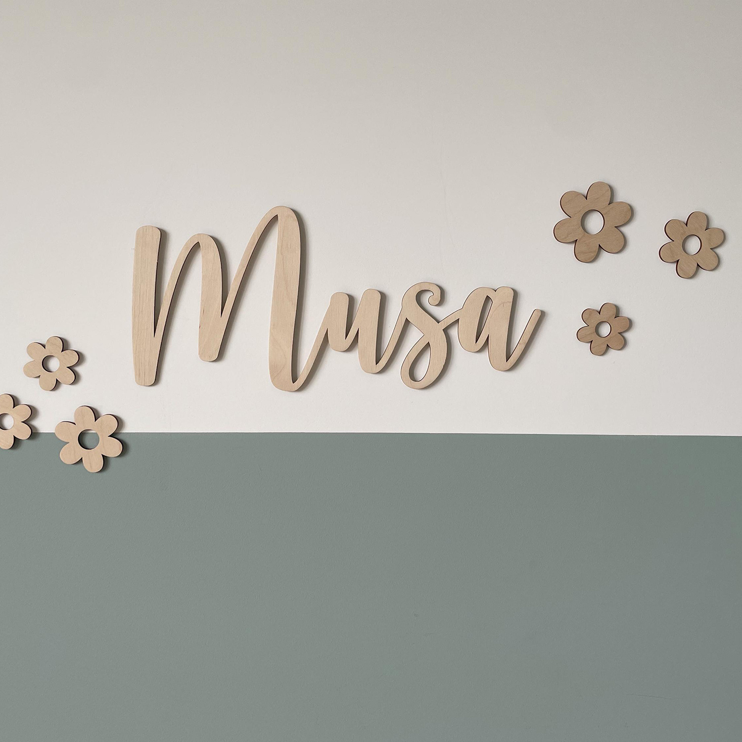 1pc personalized custom wooden - Baby Nursery Ornaments avaliação e preço
