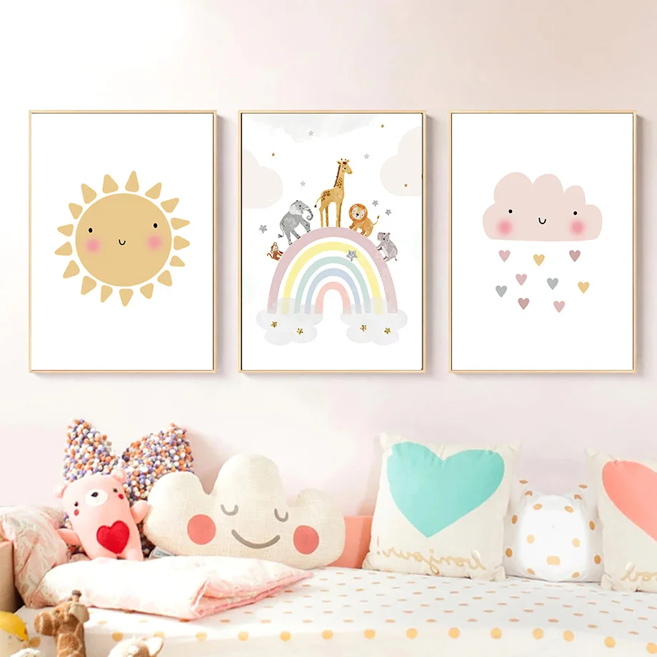 Giraffe Elephant Hot Balloon S - Baby Nursery Ornaments avaliação e preço