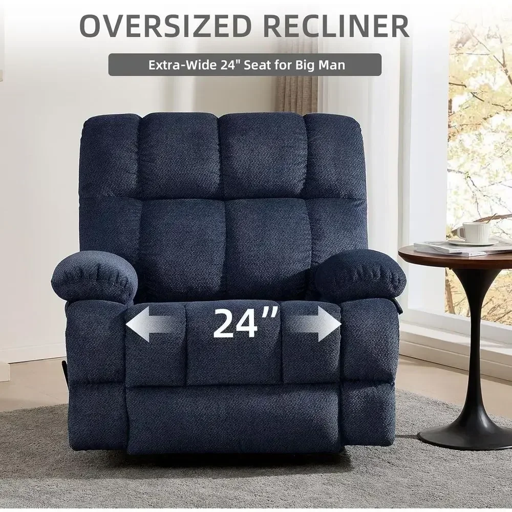Extra-Wide Manual Rocking Recl - Rocking Chair Nursery avaliação e preço
