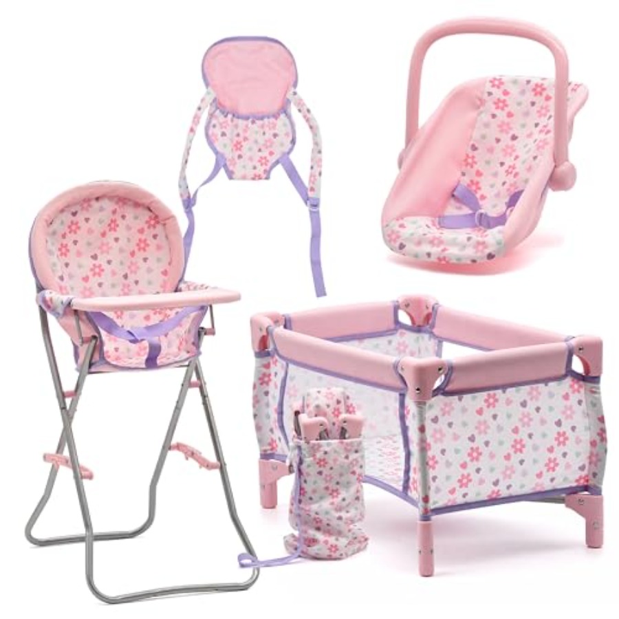 Baby Doll Nursery Playset Bed  - Baby Nursery Chair avaliação e preço