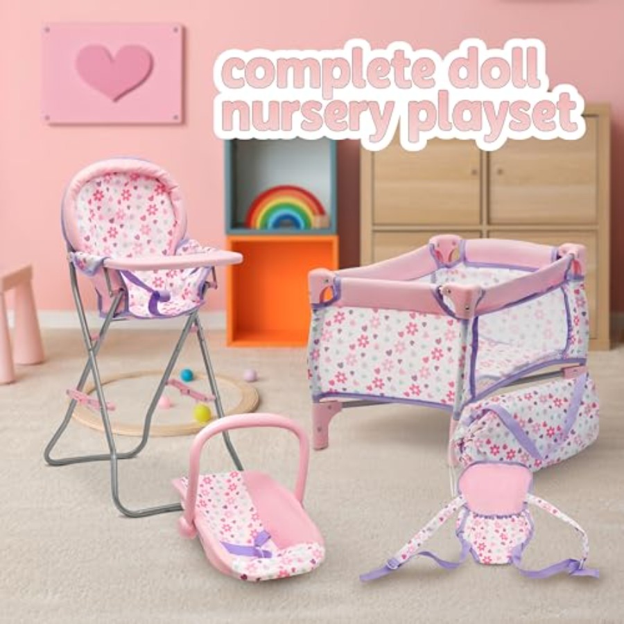 Baby Doll Nursery Playset Bed  - Baby Nursery Chair avaliação e preço