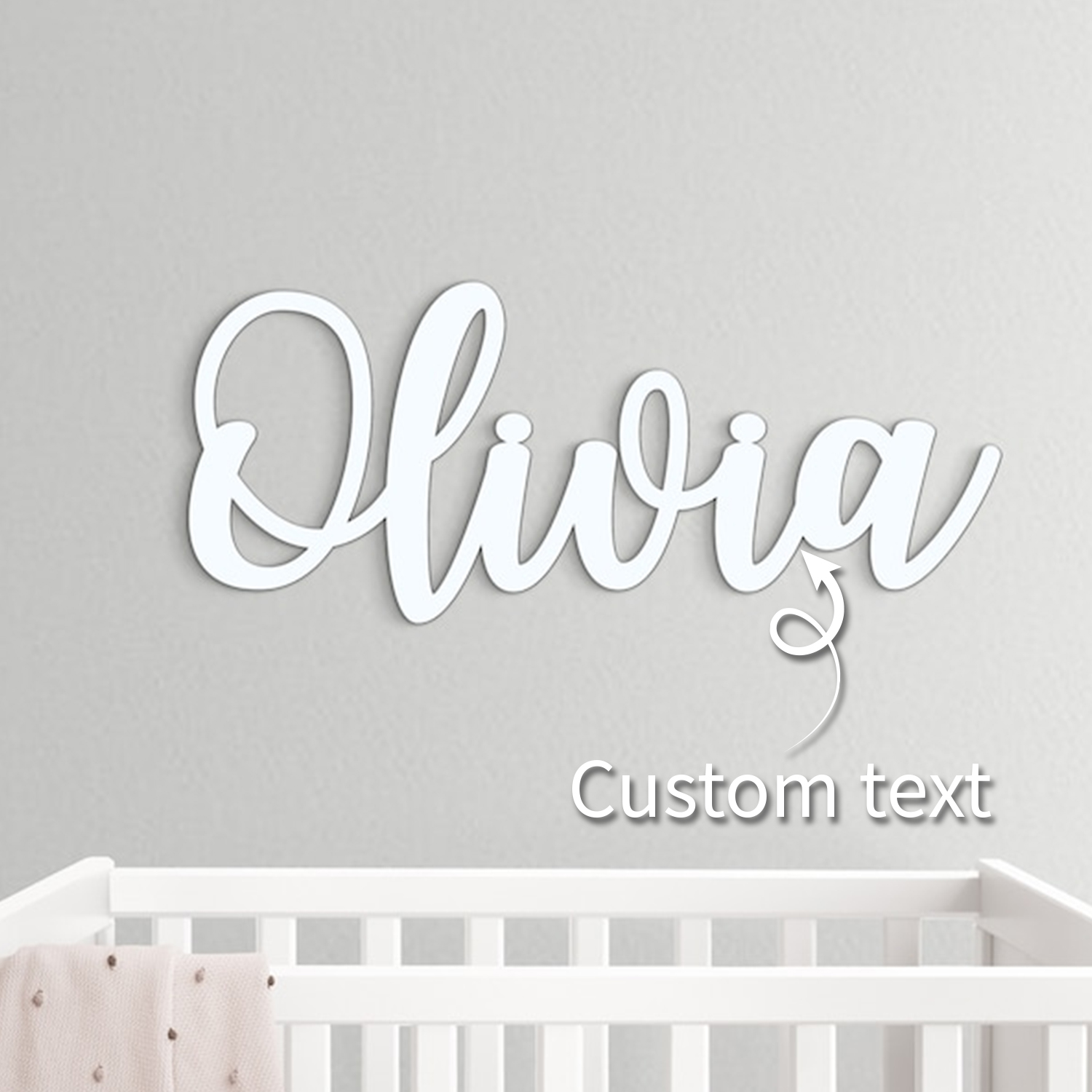 1pc Custom Wooden Name Sign,Cu - Baby Nursery Decor Girl avaliação e preço