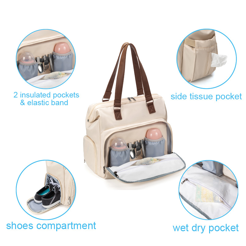 3pcs/set Baby Diaper Bag Baby  - Baby Nursery Backpack avaliação e preço
