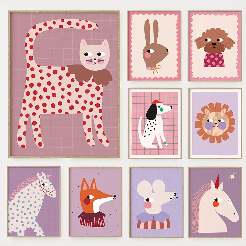 Cartoon Cute Animals Illustrat - Baby Nursery Room avaliação e preço