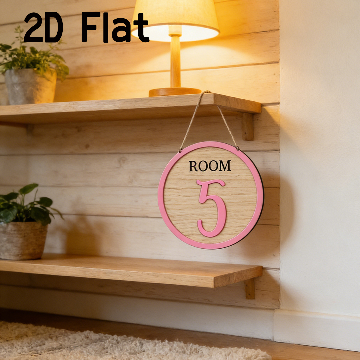1Pc Cutom Pink Room Number Woo - Baby Nursery Room avaliação e preço