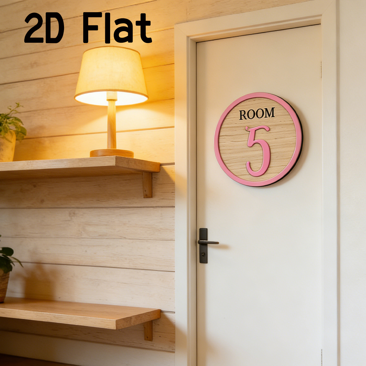 1Pc Cutom Pink Room Number Woo - Baby Nursery Room avaliação e preço