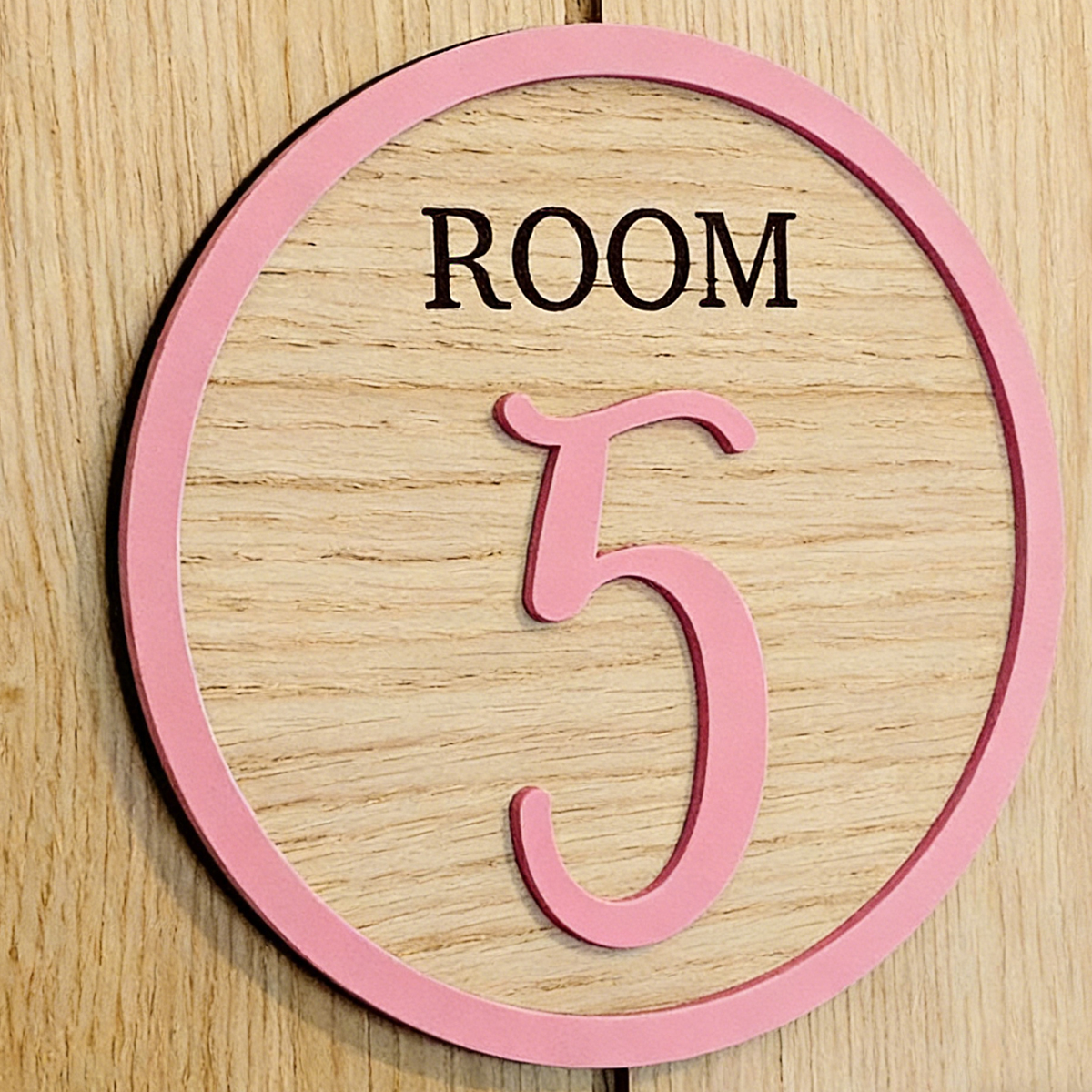 1Pc Cutom Pink Room Number Woo - Baby Nursery Room avaliação e preço