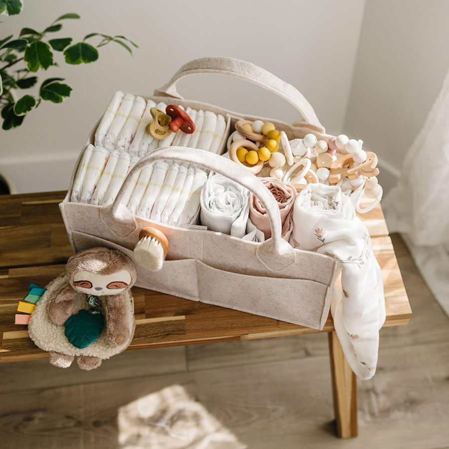 Baby Diaper Ball Bag Organizer - Baby Nursery Organization Ideas avaliação e preço