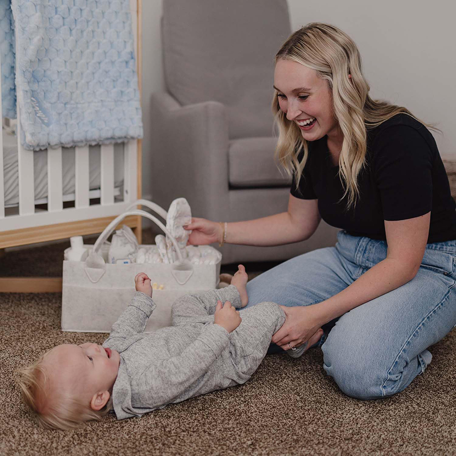 Baby Diaper Ball Bag Organizer - Baby Nursery Organization Ideas avaliação e preço
