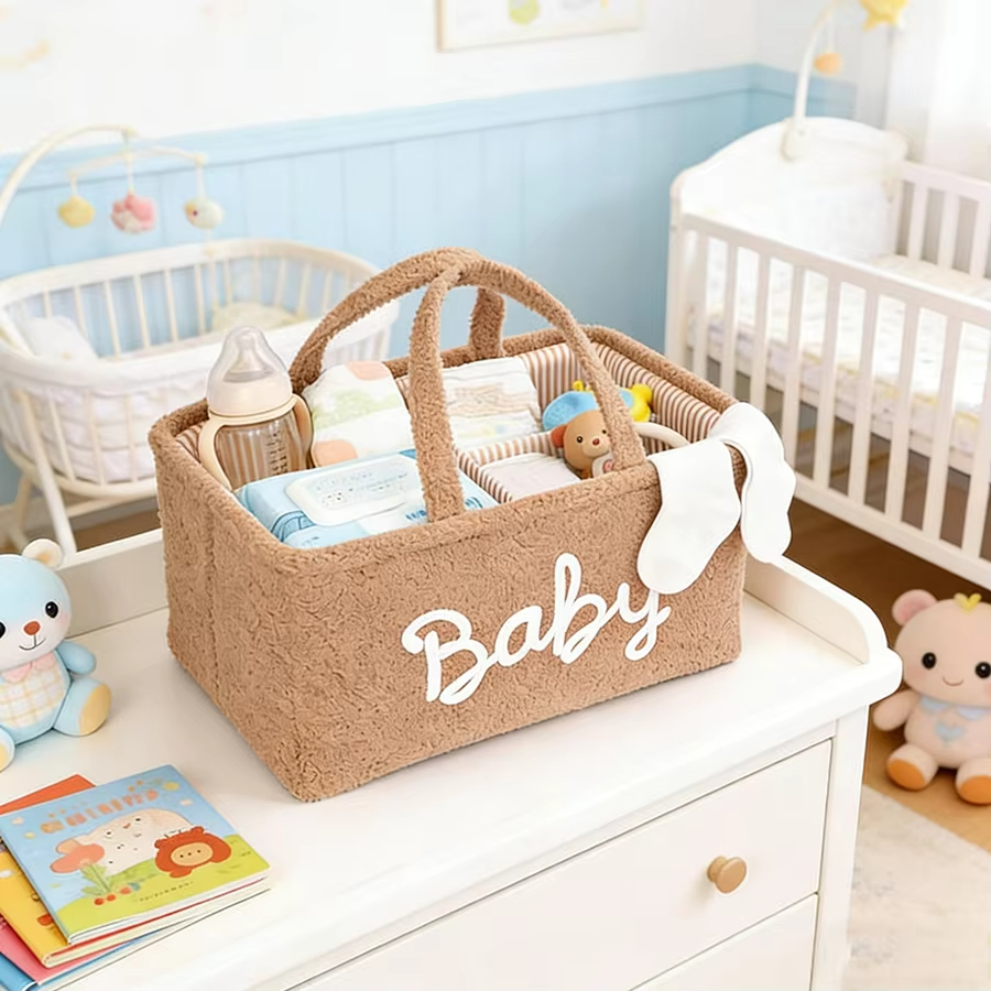 eddy Fleece Baby Diaper Caddy  - Baby Nursery Organization Ideas avaliação e preço