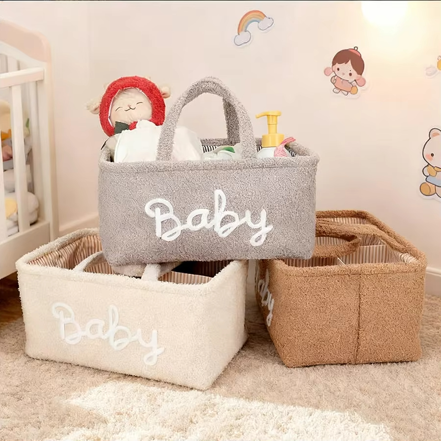 eddy Fleece Baby Diaper Caddy  - Baby Nursery Organization Ideas avaliação e preço
