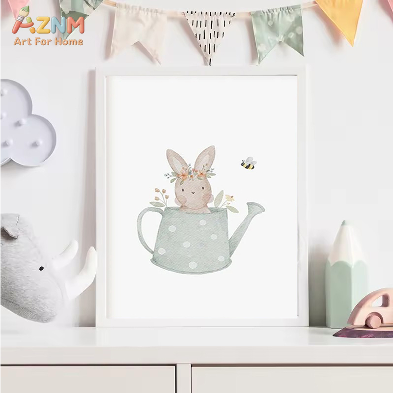 AZNM Watercolor Neutral Baby A - Baby Nursery Gender Neutral avaliação e preço
