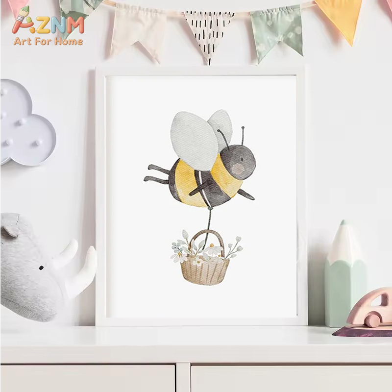 AZNM Watercolor Neutral Baby A - Baby Nursery Gender Neutral avaliação e preço