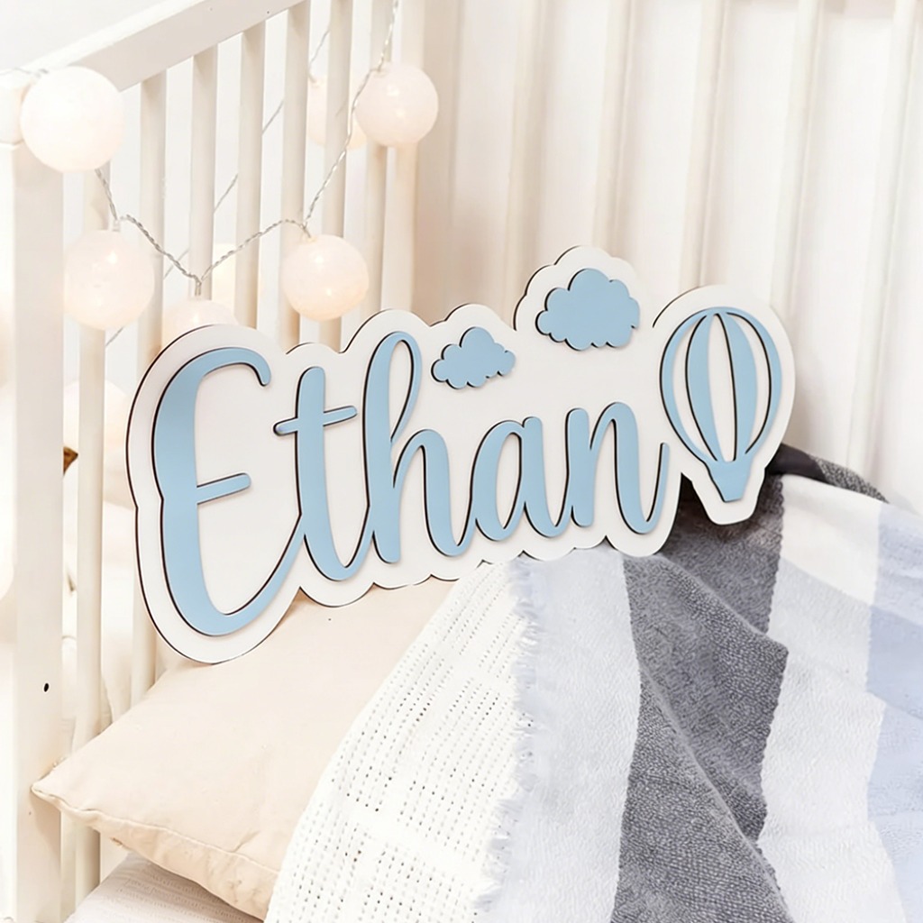 Personalized Custom Wooden Nam - Baby Nursery Decor Girl avaliação e preço