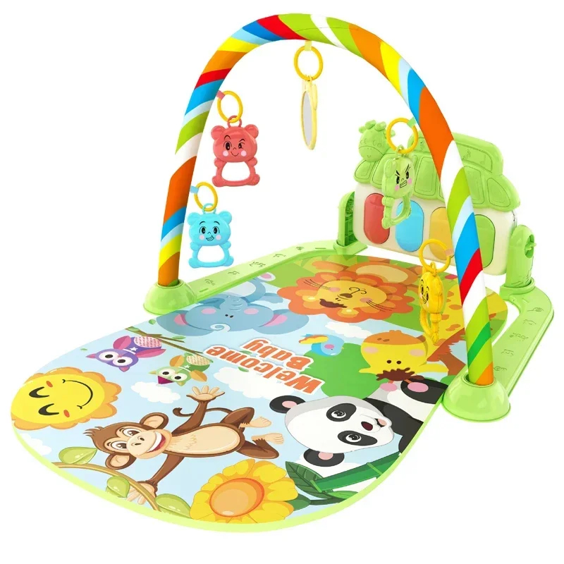Baby Music Rack Play Mat Baby  - Baby Nursery Shelf avaliação e preço